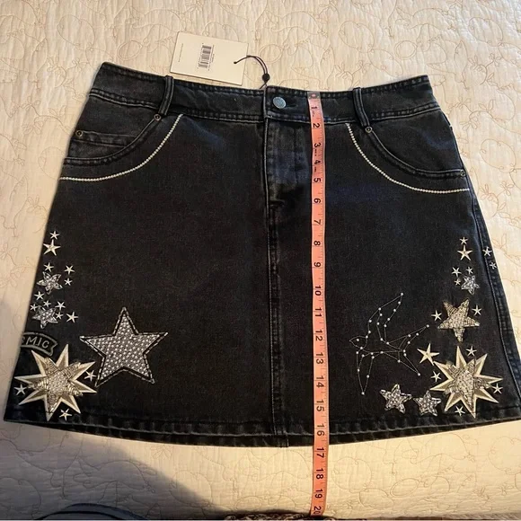 Spell Celestial Embellished Denim Skirt - Picture 7 of 15